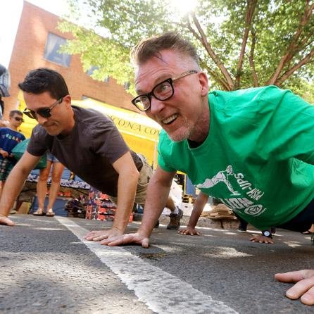 How many push-ups can you do? Join the online challenge in #yeg as we support @ihumanyouth #yegfitness