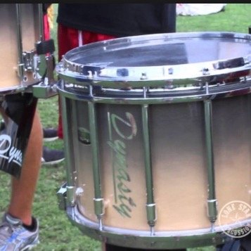 just the captain and only girl in an all guy drumline :)