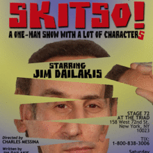 A one man show with a lot of character(s). Starring @comedianjim :: Next Performances: Dec 6 & 13, 2014 at Stage 72 (Triad NYC)