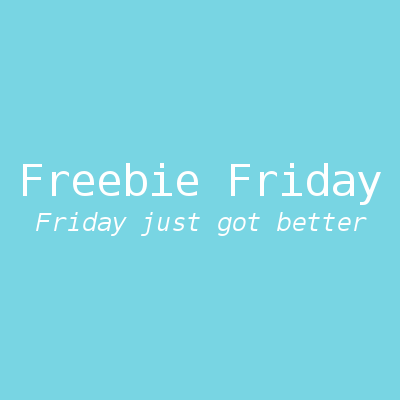 What is better than Friday?  Free stuff!  #FREEBIEFRIDAY