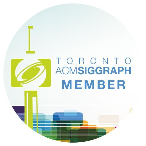 #Toronto #ACM #SIGGRAPH Chapter #Animation #VFX #computergraphics