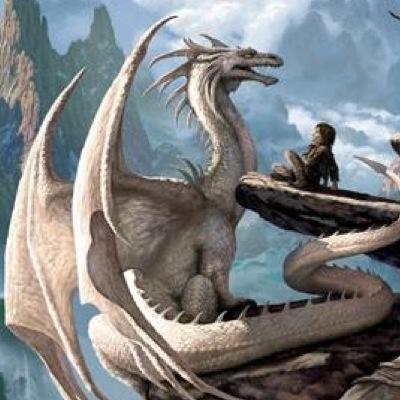 Gallant,fierce,and quick.White scales that are iridescent as a pearl,not technically used to people. || #Multiverse #OpenRP