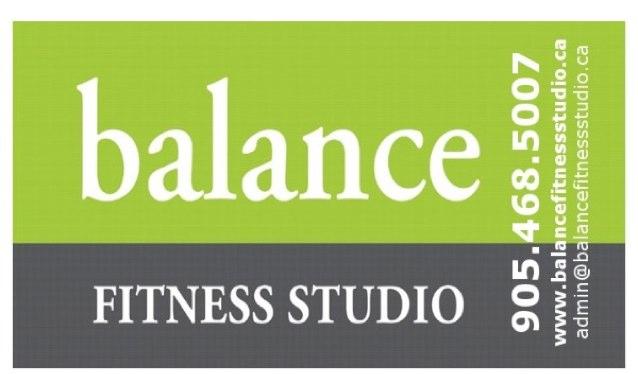 Balance Fitness Studio, 504 Line 2, Virgil Ontario 905-486-5007