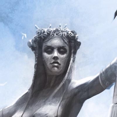 Daedric_Azura's profile picture. The Daedric Prince of Dawn and Dusk. The magic in between realms of twilight. And one of the few Daedric Gods to be considered good. MVRP Single