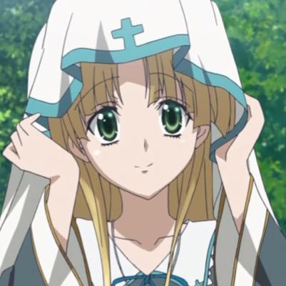 I am a very clumsy nun who cant seem to do anything for herself at all as little as eating a burger..But I still love Ise-San more than anything! #DxDRP