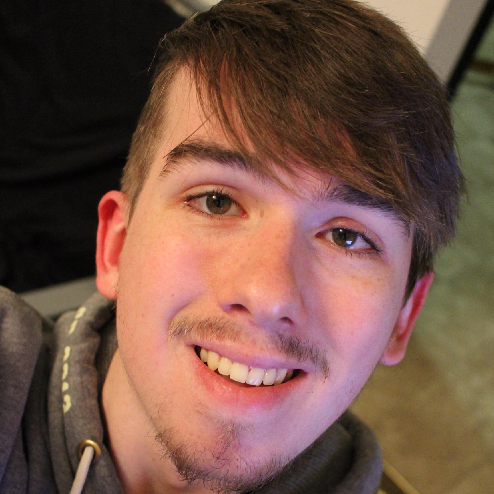 Just a college kid looking for what he should do with his life, but I know if I have music to listen to I'll always be happy. You should smile more. :)