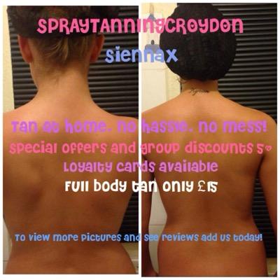 Spray Tanning - I am a mobile spray tanner covering the Croydon areas with over 2 years experience!