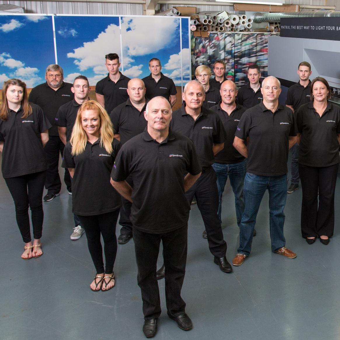 Creative Print Solutions! State of the art wide format digital printing backed up with traditional screen printing methods: A quality combination! #kenthour