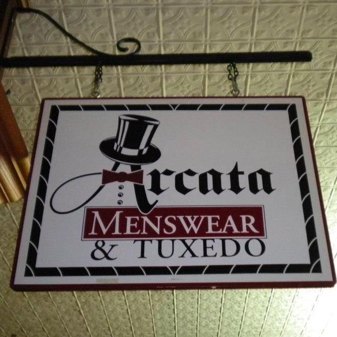 Arcata Tuxedo is a locally owned buisness catering to all your formal needs. We are located inside the Jacboy's Storehouse, right off the Arcata Plaza.