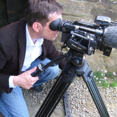 Reporter für BR und ARD. Bavarian Television. ARD - Correspondent