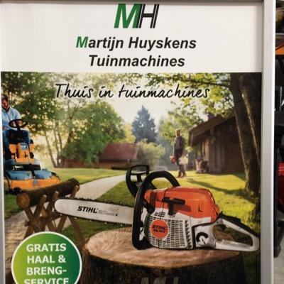 MHTuinmachines's profile picture. Huyskens Tuinmachines: uw adres voor onderhoud, reparatie en verkoop van Tuinmachines. zoals kettingzagen-bosmaaiers-zit en loopmaaiers-heggenscharen etc. etc.