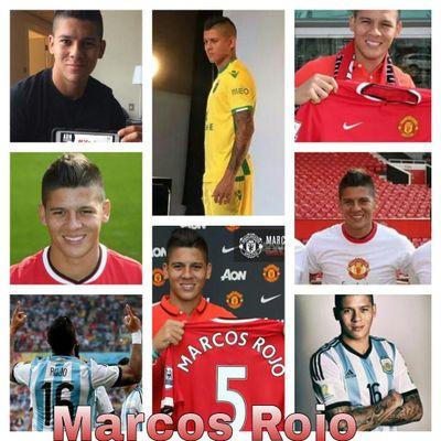 My idol is Marcos Rojo. ♥