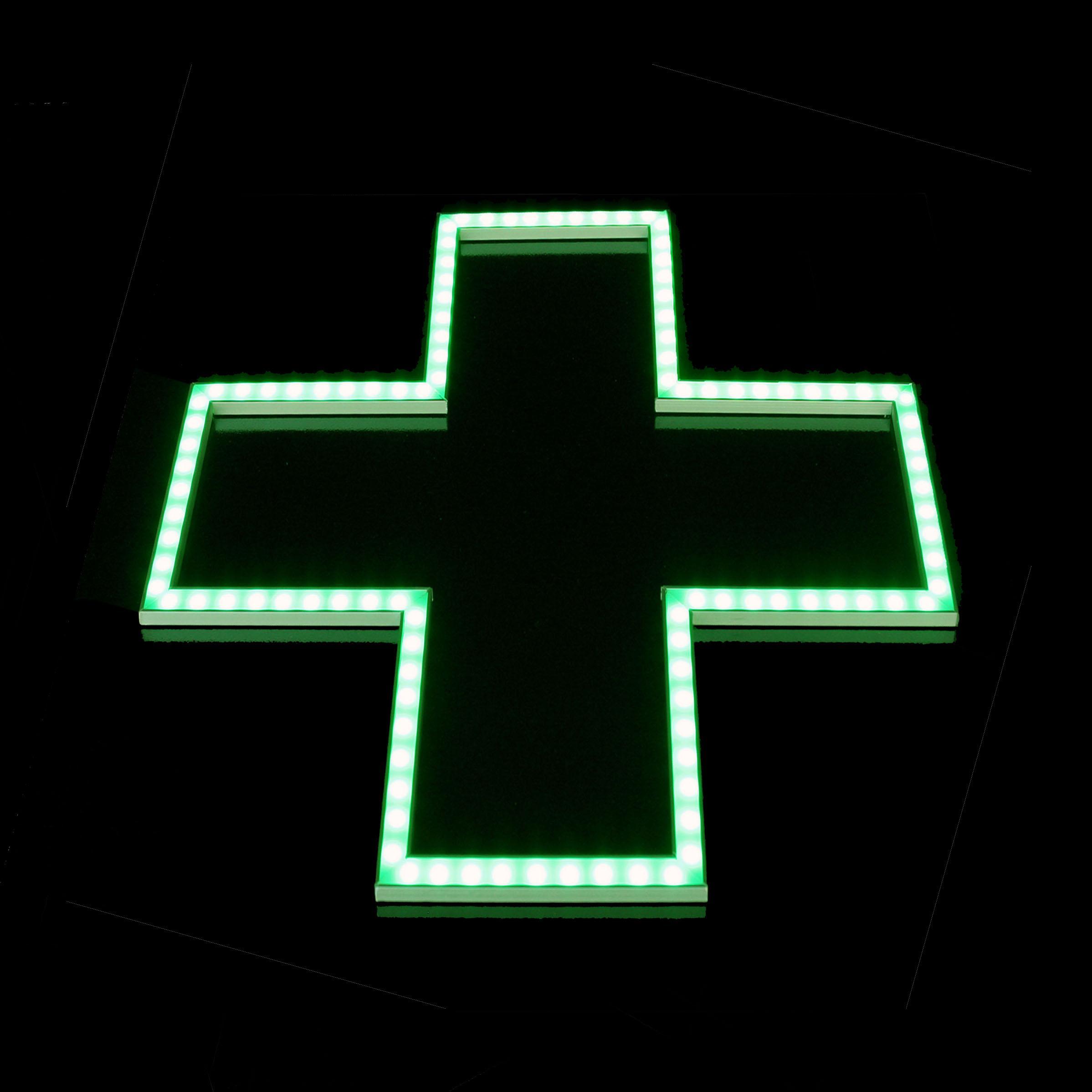 Our green cross led signs our energy efficient and long lasting. Perfect for your storefront or home.