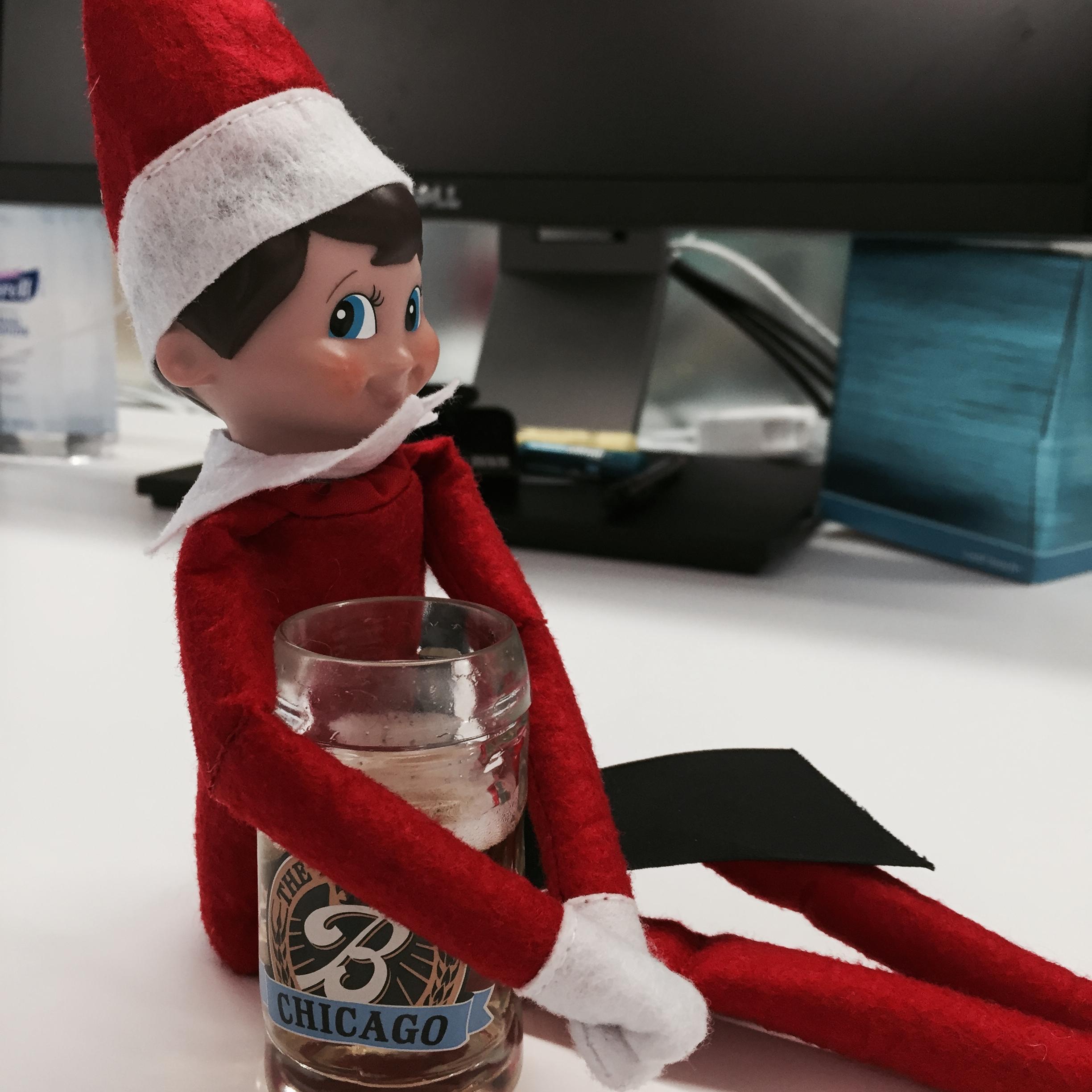 At holiday time Santa sends me to you. I watch & report on all that you do. My job's an assignment from Santa himself. I am his helper, a friendly scout elf.