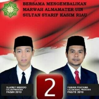 WidodoFebianNo2's profile picture. apapun jurusanmu , apapun fakultasmu, kita semua rindu perubahan ! untuk BEM UIN pilih nomor 2 ! Solusi Semua Golongan ☺ #salamperubahan