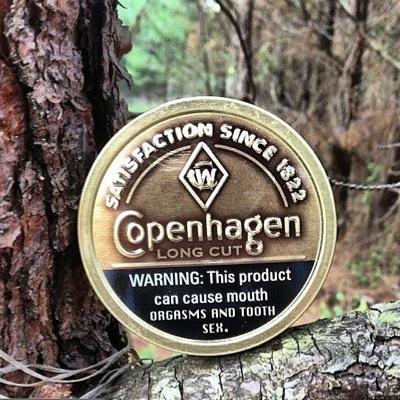 Real men dip copenhagen.