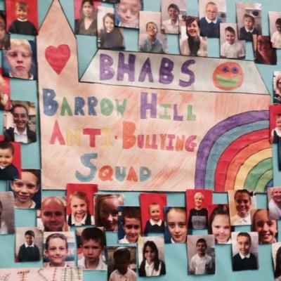 We are the 'Barrow Hill Anti-Bullying Squad' based at Barrow Hill Primary School.