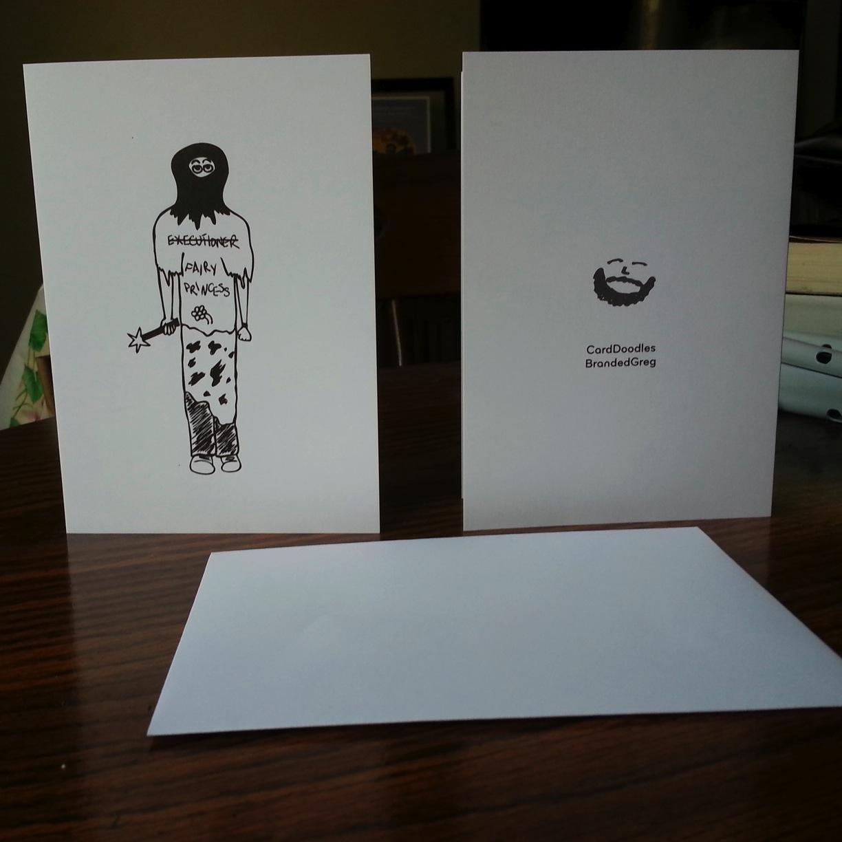 Doodler for life. Seller of greeting card prints of original drawings. Available in 4-packs and variety packs.