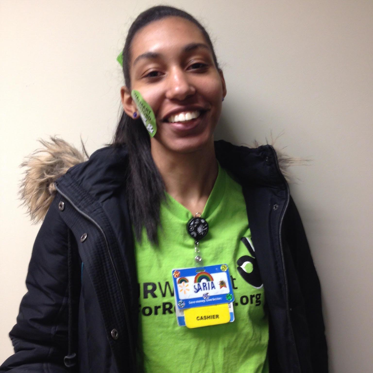 SariaForRespect's profile picture. I'm an Ohio Walmart Associate striking for respect. Help me this black friday and every day!