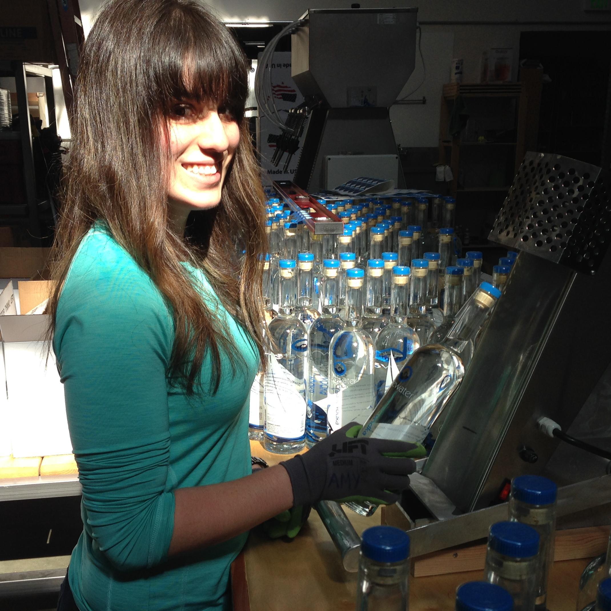 marketing maven and mixologist for bluewater organic distilling