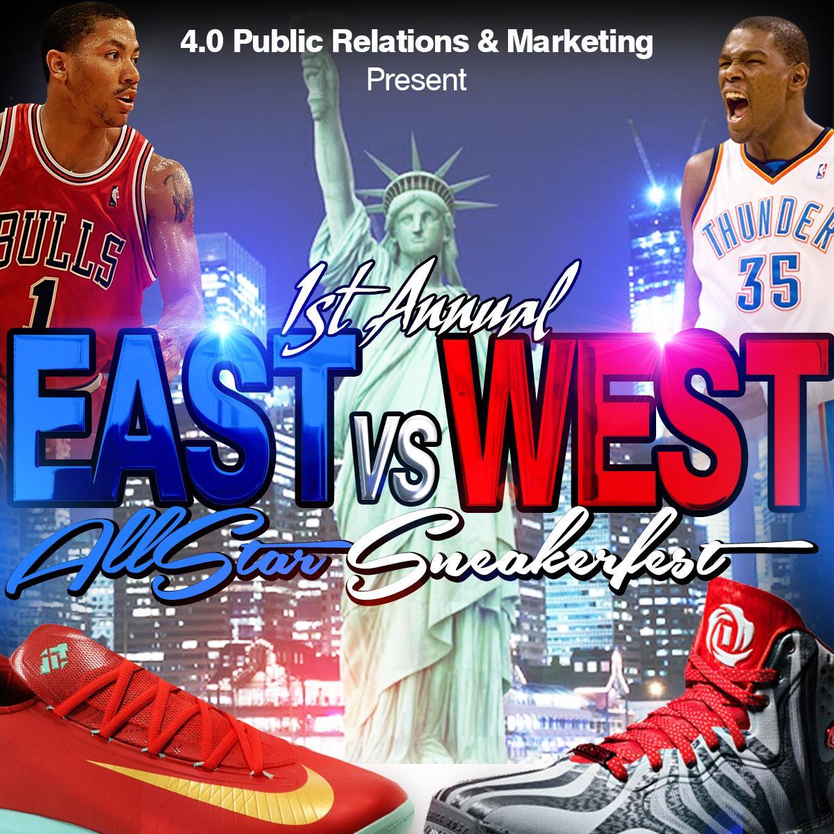 SneakerFest2k15's profile picture. The official Twitter page for East vs. West All-Star Sneaker-Fest. Feb 13, 2015. For more info email: EastVsWestSneakerFest2015@gmail.com.