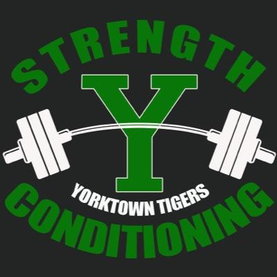 Yorktown Tigers Strength & Conditioning by strength coach Cody Thompson M.Ed, USAW, TRS-S, @NHSSCA Indiana Advisory Board Member / Iron Sharpens Iron #Family