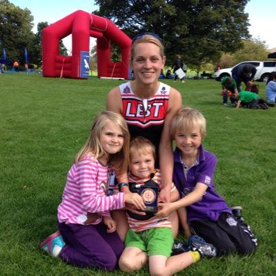 Mum to my 3 lovely, crazy children. 
Total fitness freak. LOVE LOVE LOVE triathlon! 
Also a muddy obstacle race fan - love getting wet and muddy. Yes I'm mad!