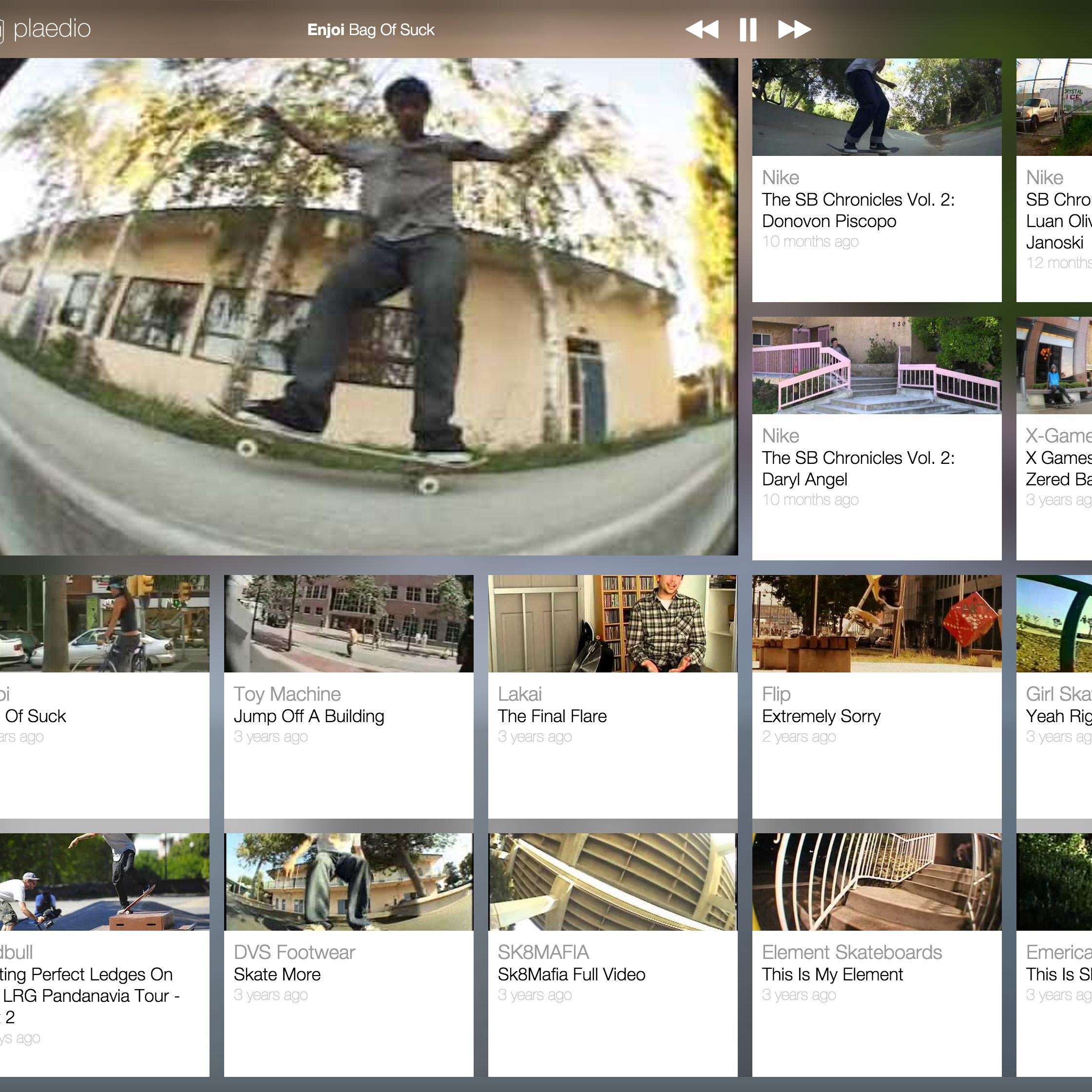 Free Streaming Skate Videos