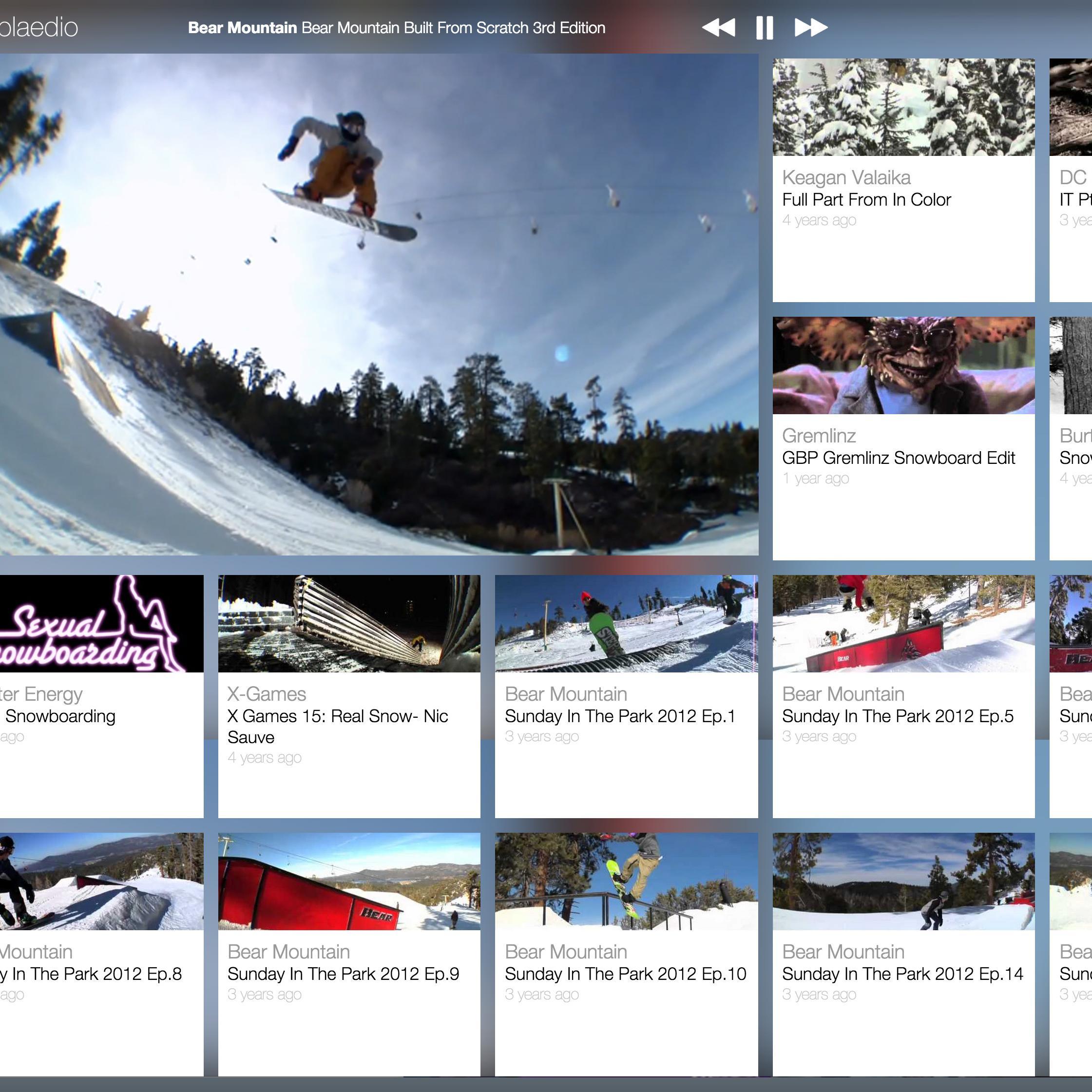 Free streaming snowboard videos