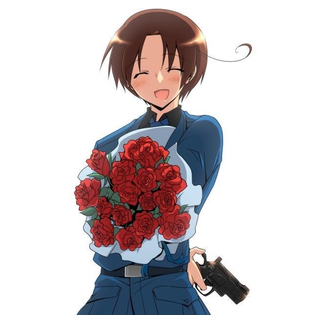 Age: 20 | Gay | Uke | Male | Birthday: March 17th | Single | I am partners with my good friend Germany and Japan! Please don't hurt me! *waves white flag*