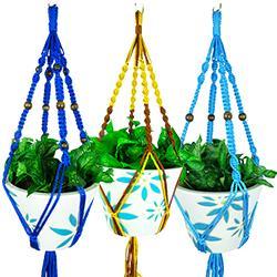 Hand-Crafted Macrame Plant hangers! With 70+ colors and 30+ designs, the possibilities are endless! https://t.co/DdOmyr8bAG