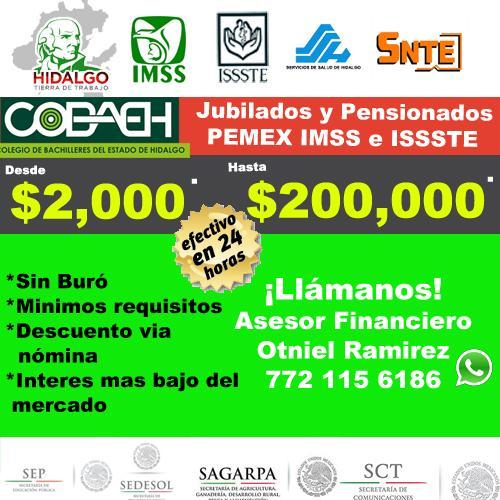 Prestamos inmediatos $2,000. a $500,000. a toda la republica.
