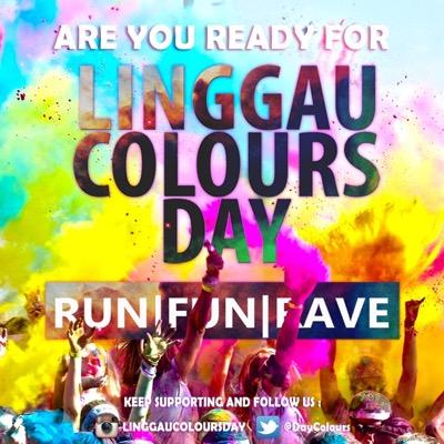 THE FIRST COLOUR RUN event in Lubuklinggau | instagram : LinggauColoursDay | Email : linggaucoloursday@yahoo.com | CP : 0853 6665 2251