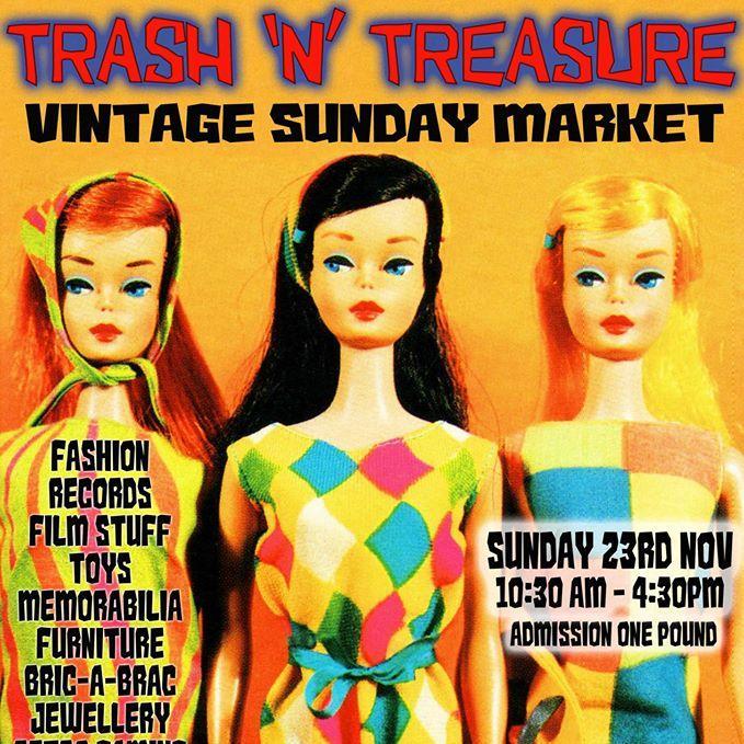 _TrashNTreasure's profile picture. A vintage, retro, Sunday market, held four times a year at 'The Old Courts' in Wigan town centre.
