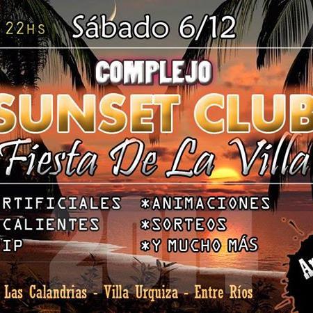 Se viene la noche que estabas esperando, Sunset Club en Villa Urquiza. Solo para mayores de 21