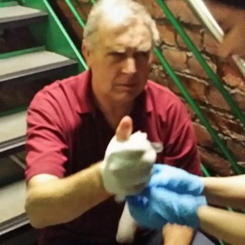 First aid, We love it, We live it! First aid training with real live casualties, so you can live it too.