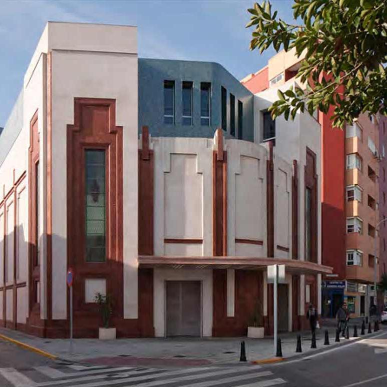 Cine que se ubica en el Teatro Florida, Algeciras (Cádiz)