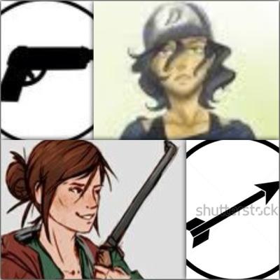 Clementine: {20 years old, #S} Ellie: {25 years old, #S} #Theme: Limelight by Cryaotic ft Boyinaband #TheWalkingDead&TheLastOfUs