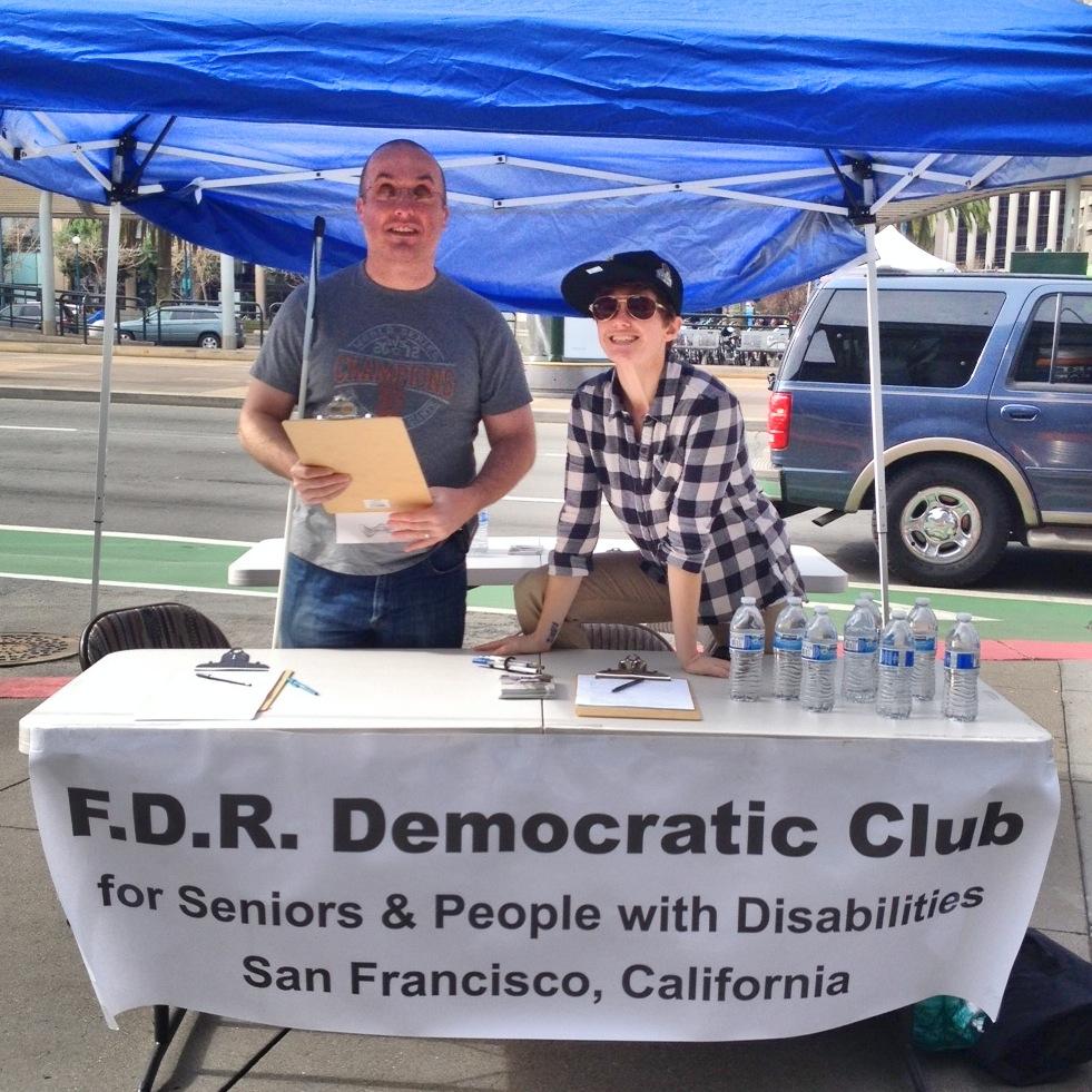 The FDR Democratic Club of SF is dedicated to the empowerment of seniors and people with disabilities in all aspects of civic and political life.