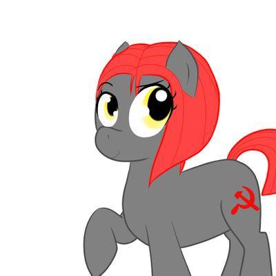 Reclusive Soviet Mare. Can be very tough, or very sweet. SSP: @Mlp_Bubblemare. I miss @Mlp_SnowyMare...((Wants an IRL relationship))