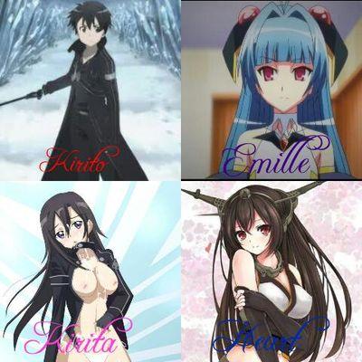 Kirito: Hi I'm kirito #Single Kirita:#Lesbian and #Single Emille:#Single #Lesbian #Shemale Heart:#Single #Lesbian Marik:#Single