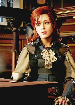 Elise de la Serre of France. I'm indeed a Templar or known as the Fiery Templar. Childhood friend of Arno Dorian even though he is an assassin. #ACRP