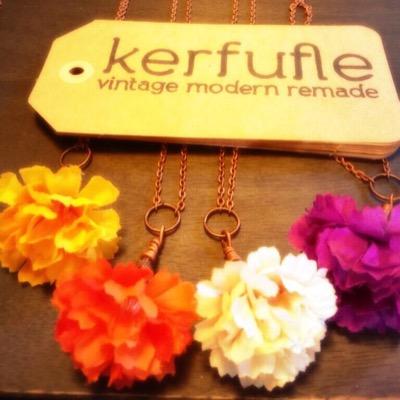 Kerfufle's profile picture. ... Vintage. Modern. Remade ... 
     Taking upcycled jewelry to a deliciously new level | #Handmade #Repurposed | #Custom | http://t.co/lCyxfhGq7X