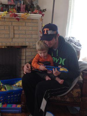 Just a regular working man who loves his future University of Tennessee Heisman winning national championship MVP child
