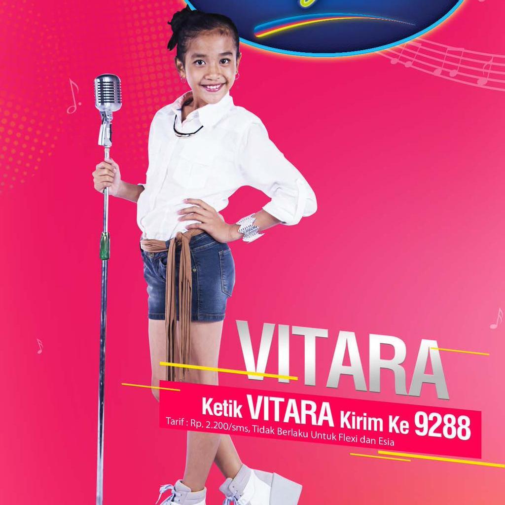 Pendukung @VitaraIdolJr | Ketik: VITARA (kirim ke) 9288♡