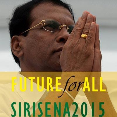 For President of Sri Lanka in 2015.