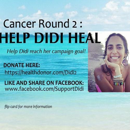 support 29yo Didi's 2nd fight against cancer. read her story,share+donate.spread love. https://t.co/ff5W0krPgH