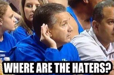 I know I have plenty of enemies, but I'd rather be the most hated winning coach in the country than the most popular losing one.  Adolph Rupp