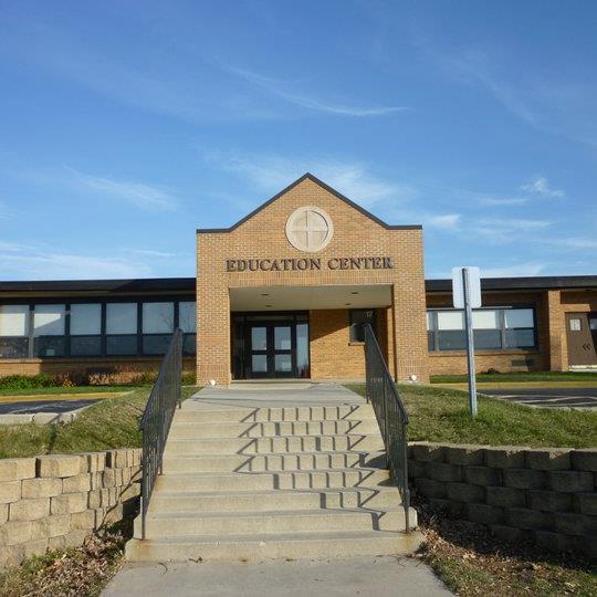 A Catholic elementary school of grades pre-3 to 8th grade.