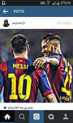 me encantaria ke neymar o messi me siguieran